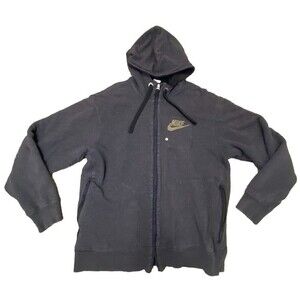 Vintage Rare 2000s Nike Sherpa Lined Heavy Hoodie Size XL